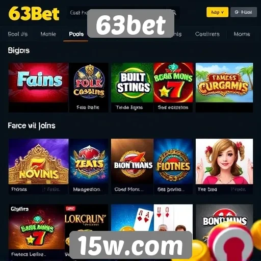 Análise das opções de jogos disponíveis no 63bet